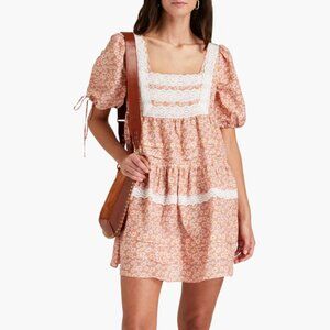 Maje Radola floral print mini dress